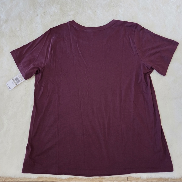 Michael Michael Kors Women's Plum Short Sleeve Tee Size 1X - Picture 8 of 8